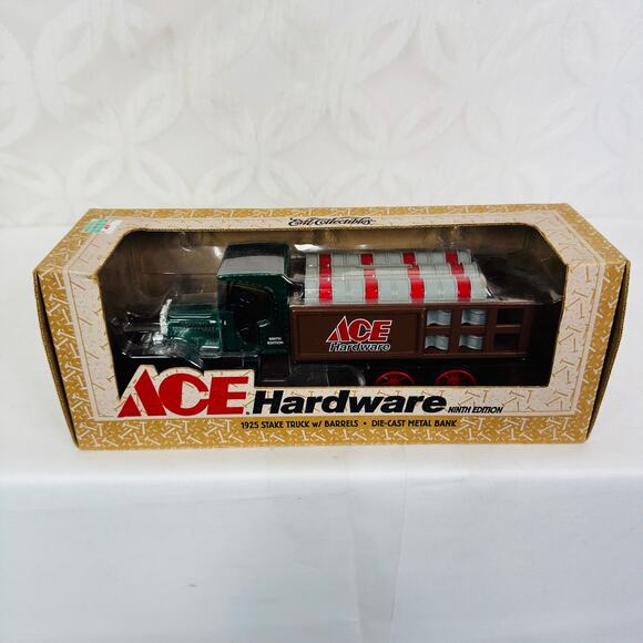 ERTL 1925 Ace Hardware Stake Truck w/Barrels 9th Edition 1:34 Scale Die-cast - Picture 3 of 11